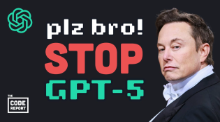 Thumbnail for Elon wants GPT-5 stopped NOW… 5 reasons AI kinda sucks | Fireship