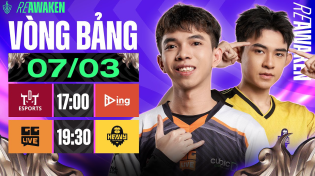 Thumbnail for TDT VS ING | GGL VS HEV - VÒNG BẢNG ĐTDV MÙA XUÂN 2024 | NGÀY 07/03 | Liên Quân Mobile eSports-Garena