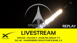 Thumbnail for SpaceX - Falcon 9 - Starlink Group 7-9 - SLC-4E - Vandenberg SFB - January 3, 2024 | SPACE AFFAIRS