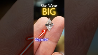 Thumbnail for She Swapped Her Engagement Ring for THIS… 3.5ct Glow-Up! 💎 | Zach Emigh Jewelry