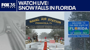 Thumbnail for WATCH LIVE: Snow falls in Florida | FOX 35 Orlando