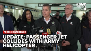 Thumbnail for WATCH: Press conference on Passenger jet, Black Hawk helicopter crash near Reagan National airport | KOMO News