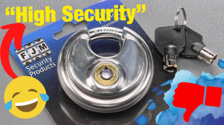 Thumbnail for [1526] Open in Seconds: FJM’s Tubular Disc Padlock | LockPickingLawyer