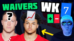 Thumbnail for Week 7 Fantasy Football Waiver Wire Rankings + SNF Recap | The Fantasy Football Show