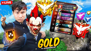 Thumbnail for Good Morning Dosto ! Dominating Top 1 Grandmaster V Badge Lobby ❤ Free Fire Live | TGR NRZ