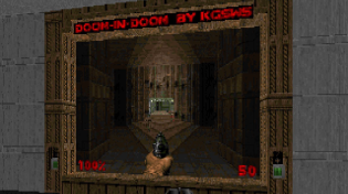 Thumbnail for You can run Doom inside (DOS) Doom, for real. | kgsws