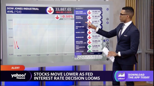 Thumbnail for Stocks trade lower as Fed interest rate decision looms | Yahoo Finance