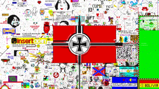 Thumbnail for PixelCanvas.io | Kekistan - Iron Cross - Communism | PixelCanvas.io