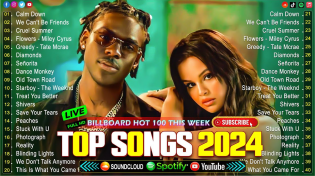 Thumbnail for Selena Gomez, Rema, The Weeknd, Rihanna, Ed Sheeran, Taylor Swift, Justin Bieber✨✨Top Hits 2024 #2 | Top Songs