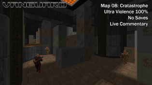 Thumbnail for (Doom II) Vanguard - Map08: Cratastrophe (UV-Max) | brendondle