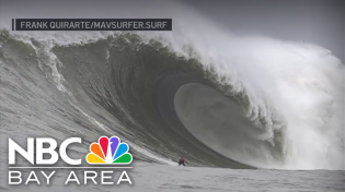 Thumbnail for Santa Cruz man rides potential record wave | NBC Bay Area