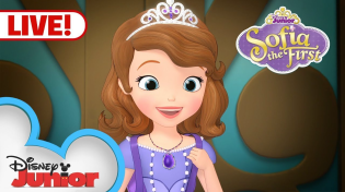 Thumbnail for 🔴 LIVE! Sofia the First 👑 Season 1 Full Episodes | NEW LIVESTREAM | @disneyjunior | Disney Junior