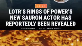 Thumbnail for "LOTR's Rings Of Power's new Sauron actor has reportedly been revealed"