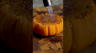 Thumbnail for Crème Brûlée INSIDE Mini Pumpkins | TriggTube