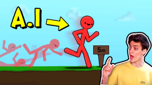 Thumbnail for Stickman A.I. Learns To Walk | Dani