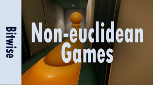 Thumbnail for How do non-euclidean games work? | Bitwise | DigiDigger