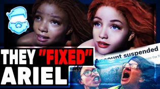 Thumbnail for Replacing a black little mermaid with a redhead version will get your account suspended! But more importantly are we seeing the dawn of a new form of entertainment? | TheQuartering