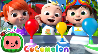 Thumbnail for Balloon Boat Race | CoComelon Nursery Rhymes & Kids Songs | Cocomelon - Nursery Rhymes