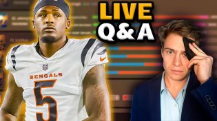 Thumbnail for Tee Higgins Out? (Live Q&A) | Flock Fantasy