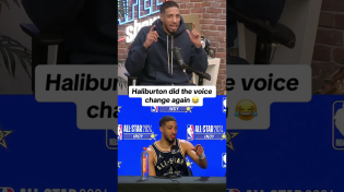 Thumbnail for Tyrese Haliburton did it again 🤣 #shorts | ESPN