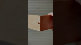 Thumbnail for My favorite dovetail miter joint. #shorts | TWCDesign