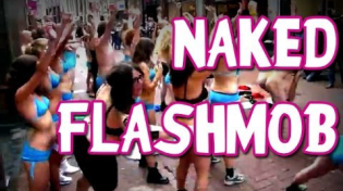 Thumbnail for Naked flashmob against Nike and Adidas, Amsterdam | The Godmothers