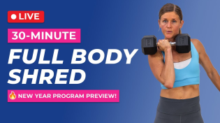 Thumbnail for 30-Minute Full Body Dumbbell Workout (New Program Preview) | nourishmovelove