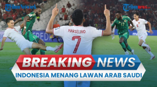 Thumbnail for 🔴BREAKING NEWS: Timnas Indonesia Menang Atas Arab Saudi 2-0, Gol Marselino Guncang Stadion Utama GBK | Tribunnews Sultra Official