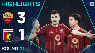 Thumbnail for ROMA-GENOA 3-1 | HIGHLIGHTS | Fourth home win in a row for Roma | Serie A 2024/25 | Serie A