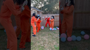 Thumbnail for We snuck into Mr creepy eyes gender reveal #shorts | FunnyMike