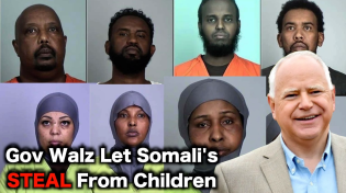 Thumbnail for New VP canidate Tim Walz's administration along with Somali Migrants Run LARGEST Covid Scam to date 