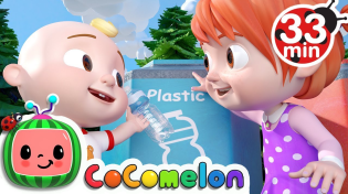 Thumbnail for The Clean Up Trash Song + More Nursery Rhymes & Kids Songs - CoComelon