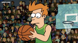 Thumbnail for Time Travel Basketball | Futurama | adult swim | Adult Swim