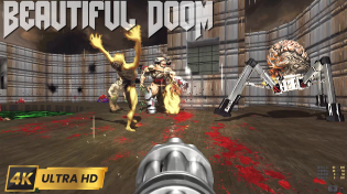 Thumbnail for Beautiful Doom Ultra HD [Anidoom Upscale, Rain, Parallax] - E1M1 | 4K/60 | IIRaZZoRII