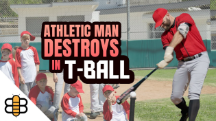 Thumbnail for Man Identifying As 6-Year-Old Breaks All Records In T-Ball League