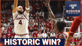 Thumbnail for REACTION: Auburn Basketball BLASTS Alabama Crimson Tide | Locked On Auburn