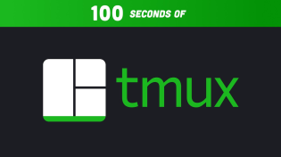 Thumbnail for Tmux in 100 Seconds | Fireship