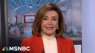 Thumbnail for Pelosi roasts Speaker Johnson on impeachment failure | MSNBC