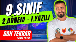 Thumbnail for TÜRKİYE GENELİ 9.SINIF 2.DÖNEM 1.YAZILI FULL TEKRAR + MEB YAZILI PROVASI | Rehber Matematik