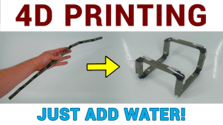 Thumbnail for 4D Printing at home - Self assembling magic | Teaching Tech